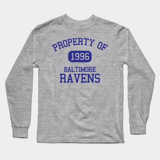 Property of Baltimore Ravens Long Sleeve T-Shirt by Funnyteesforme